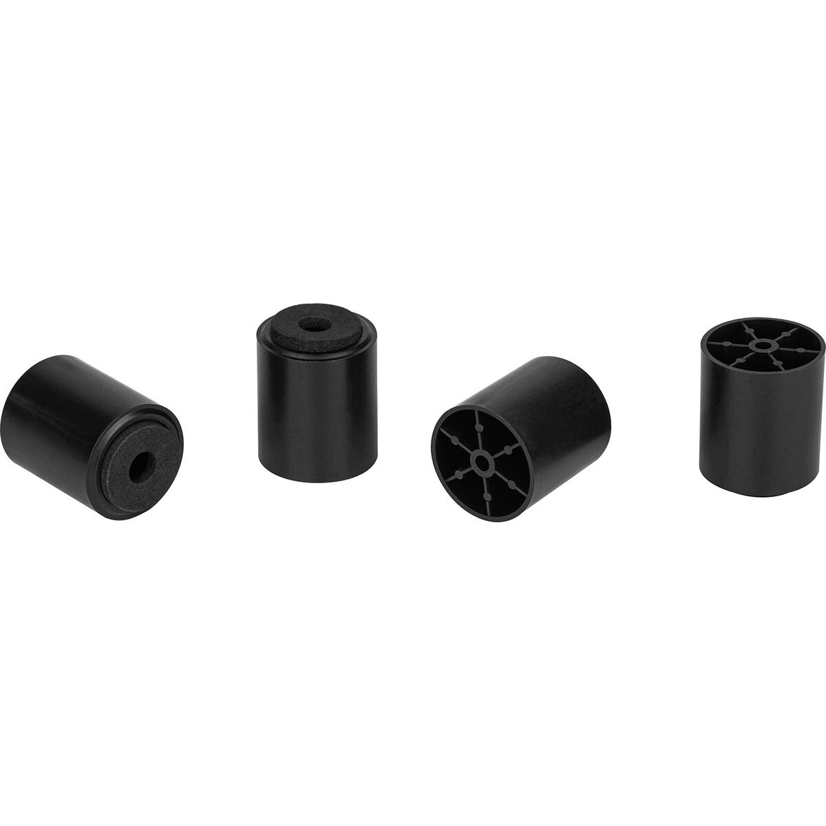 Subwoofer Speaker Feet 19/16" H x 15/16" Dia. 4Pack Black